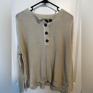 Natural Reflections cream color sweater, size small